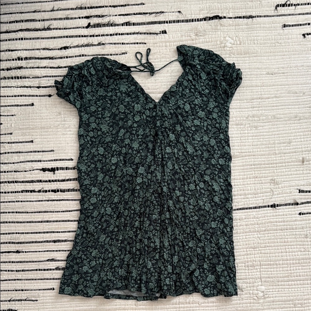 Floral V-Neck Blouse